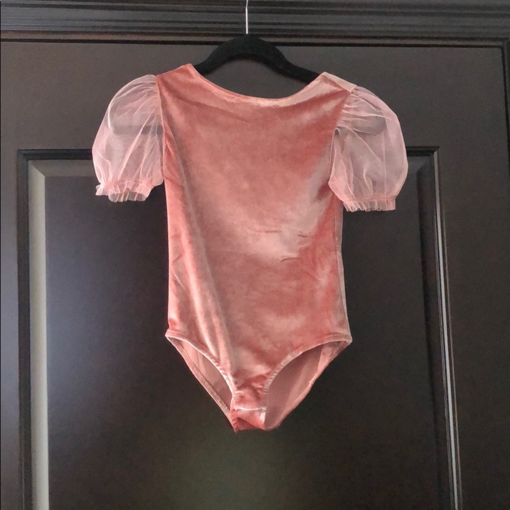 Pink Zara bodysuit